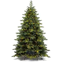Royal christmas - Kunstkerstboom met verlichting - Vermont Spruce - 180 cm - PE / PVC - 300 LED-Lampjes