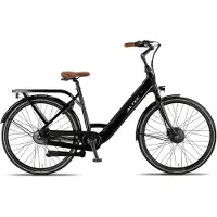 Altec Liberty - Elektrische Fiets - Glans Zwart - 28 inch - Accu 504Wh (36V, 14Ah) - 250W (42Nm) Voorwielmotor - Shimano Nexus 7 Versnellingen - Hydraulische Remmen