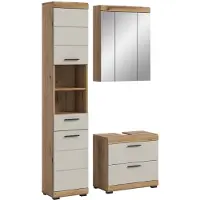 Furnilux Scout badkamercombinatie kasjmier mat mdf tz evoke oak nb