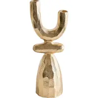 Beliani KRADENIK - Kandelaar - Goud - 33 cm - Aluminium