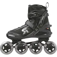 Roces pic tif 80 black-grey inline skate heren -