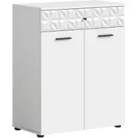 Furnilux Prisma staande kast breed nb hoogglans mdf tz