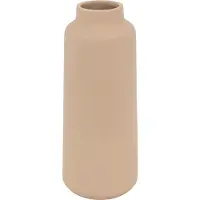Atmosphera Bloemenvaas Emporor - mat lichtroze - keramiek - D12 x H30 cm - stelen en boeketten