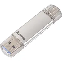 Hama FlashPen C-Laeta 32 GB USB 3.0/USB type C zilver - Full HD