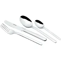 Esmeyer Bettina 24-delige bestekset 6 pers. messen, lepels, vorken, koffielepels - 18/10 roestvrij staal gepolijst, messen 2,5 mm