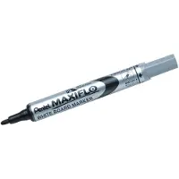 Pentel whiteboardmarker Maxiflow, schrijfpunt 2 mm, 12 stuks, zwart