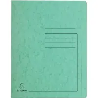 Exacompta Snelhechter 39993E A4 Gewafeld karton 27,2 (B) x 0,2 (D) x 31,8 (H) cm Groen Pak van 25