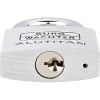 Burg wachter 36251 Hangslot 40.00 mm Gelijksluitend Aluminium Sleutelslot