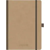 Brunnen Schrift A5 Geruit Gelijmd Karton Bruin Niet geperforeerd 192 Pagina's 96 Vellen
