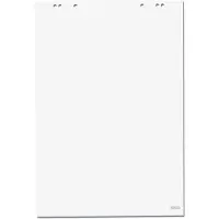 Herlitz flip-overblok, blanco, 6-voudig geperforeerd, B 650 x H 980 mm, papier, wit, 5 stuks van elk 20 vellen