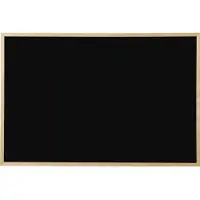 BI-Office Basic Krijtbord 60 (B) x 1,4 (D) x 45 (H) cm Zwart