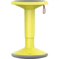 Interstuhl UPis1 in hoogte verstelbare kruk, Ø 330 x H 450 - 630 mm, citroengeel