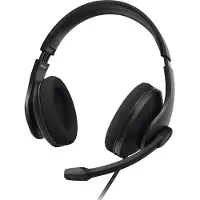 Hama PC-Office-headset HS-USB300 V2, stereo, zwart
