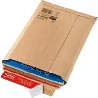 Colompac Envelop, Verzendenvelop, 50x250x150mm, strip, bruin