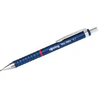 Rotring Tikky Retro Vulpotlood | 2B 0,7 mm | Blauw | met geribbelde comfortgrip | 1 stuk