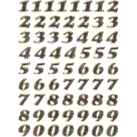 Herma Nummeretiketten 4193 Klevend Goud 8 mm 1 Vellen à 72 Etiketten