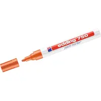 Edding 750 Permanent Lakmarker Oranje Medium Ronde punt - 4 mm