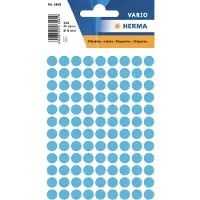 Herma Etiketten DP247 Blauw 8 mm 10 Stuks à 540 Etiket