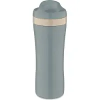 Koziol Waterfles / Drinkfles, 425 ML, Natuur Bloemen Blauw, Organic Bio-Circular - | Oase