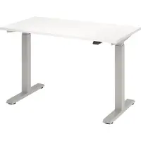 Hjh OFFICE PRO XMST 612 S - Tafelhoogte I Elektrisch in hoogte verstelbaar Wit/Zilver