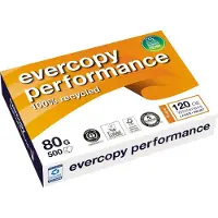 Clairefontaine Evercopy kopieerpapier Performance ft A4, 80 g, pak van 500 vel - 2 stuks