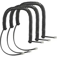 Auerswald Spiraalkabelset van 3 COMfortel handsets, Telefoon accessoires