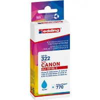 Edding 18-322/18-322-01 EDD-322 cyan Druckerpatrone kompatibel zu Canon CLI-551 XL