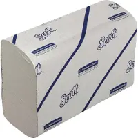 SCOTT Essential Papieren handdoeken Z-vouw Wit 2-laags 6609 16 Stuks à 220 Vellen