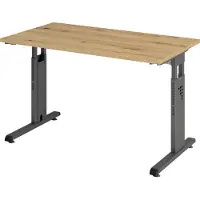 Hjh OFFICE PRO MEGA 612 G - Tafelhoogte I In hoogte verstelbaar Kleur/Grafiet