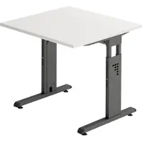 Hjh OFFICE PRO MEGA 8 G - 80 x 80 Tafelhoogte I In hoogte verstelbaar Wit/Grafiet