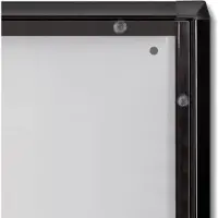 SHOWDOWN Vitrine Magnetisch 49,1 (B) x 65,5 (H) cm Zwart 4 x A4