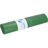 Deiss LDPE Premium Gemiddeld gebruik Vuilniszakken 120 l Groen PE (polyethyleen) 37 micron 25 Stuks