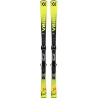 Völkl - Packs (ski's & bindingen) - Racetiger SL + Rmot-T 12 2026 voor Unisex van Hout - Maat 155 cm - Geel