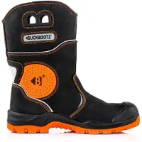 Buckbootz Bviz50rbk Werklaars S7s Zwart/oranje | Maat: 40
