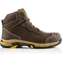 Bucklerboots Buckbootz BLITZBR Tradez Middelhoog Donkerbruin maat 40