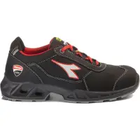 Diadora Werkschoen Shark Engine Low 181226 S3S | Zwart/Rood | Maat 45 - 8053607618491