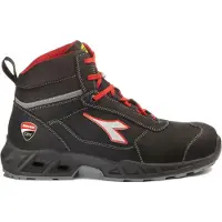 Diadora Werkschoen Shark Engine Mid 181227 S3S | Zwart/Rood | Maat 48 - 8053607619146