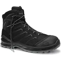 ELTEN Werkschoen Larrox Work GTX Mid 5480 S3 | Zwart/Grijs | Maat 43 - 4063606292688