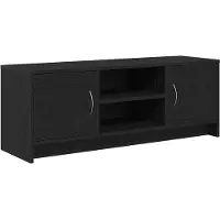 vidaXL TV-meubel Zwart Eiken 102x30x37,5 cm Engineered Wood