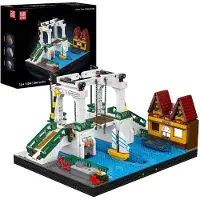 Mould King 16068 Nordic Town Brug