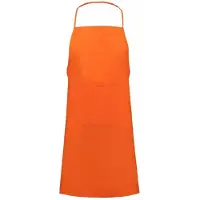 Benza Schort Keukenschort - 60 x 80 cm - Budget kwaliteit - Oranje - Katoen