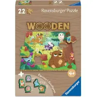 Ravensburger Houten Legpuzzel Bosdieren - 22st.