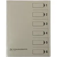 Bene 83600GR map met stofomslag, grijs