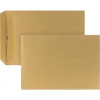 Posthorn Enveloppen C4 229 x 324 mm, bruin, zelfklevende sluiting, 25 stuks.