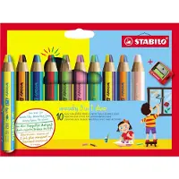 Stabilo Kleurpotlood 882 woody 3 in 1 10st assorti | 5 stuks