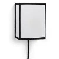 HAY - Ava Square Wall Lamp - H20,5 x B15,5 - Wit