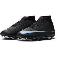 Nike Mercurial Superfly 10 Club Gras / Kunstgras Voetbalschoenen (MG) Zwart Lichtblauw
