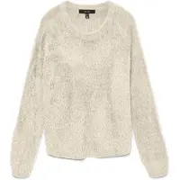 Vero Moda Vmpuff ls o-neck pullover boo beige