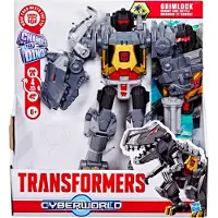 Transformers Figurine Cyberworld Grimlock Morsure et combat