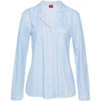 s.Oliver Slaapshirt lichtblauw / wit